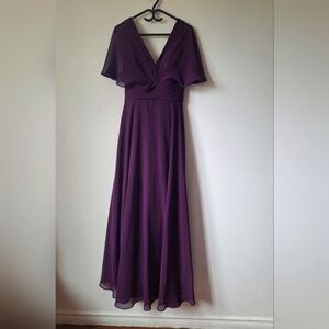 Azazie Elegant Purple Evening Gown